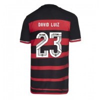 Camisa de Futebol Flamengo David Luiz #23 Equipamento Principal 2024-25 Manga Curta